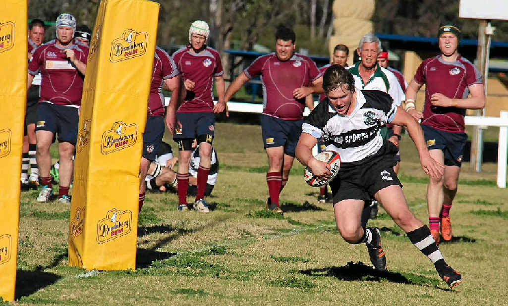 Warwick Water Rats player Harley Beckhouse scored the first points of the game in their clash against the Toowoomba Bears at Risdon Oval. Warwick Water Rats player Harley Beckhouse scored the first points of the game in their clash against the Toowoomba Bears at Risdon Oval.